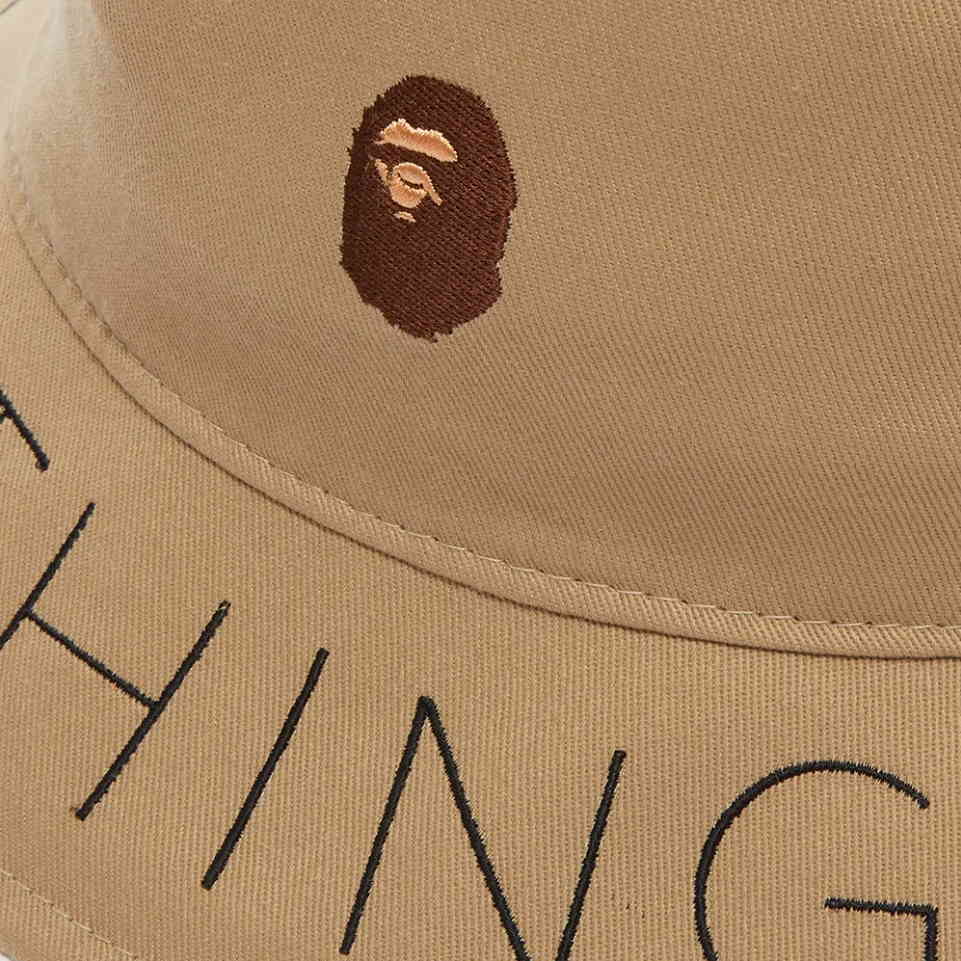 Панама BAPE A Bathing Ape Twill Bucket Hat Beige