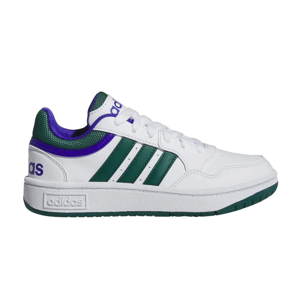 Krossovki-Adidas-Hoops-K-White-Collegiate-Green-Blue