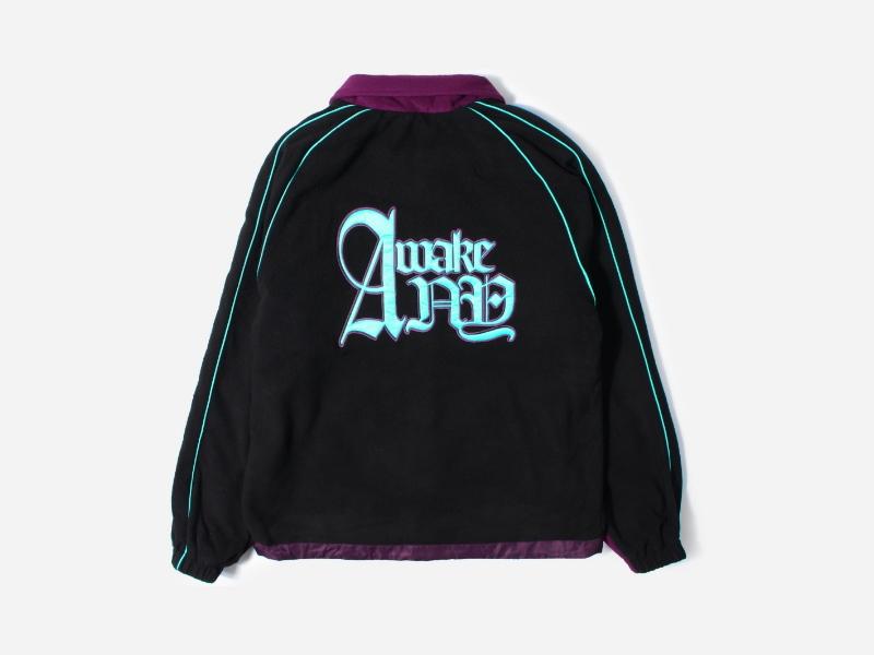 Куртка Awake Baseball Fleece Jacket Black/Purple