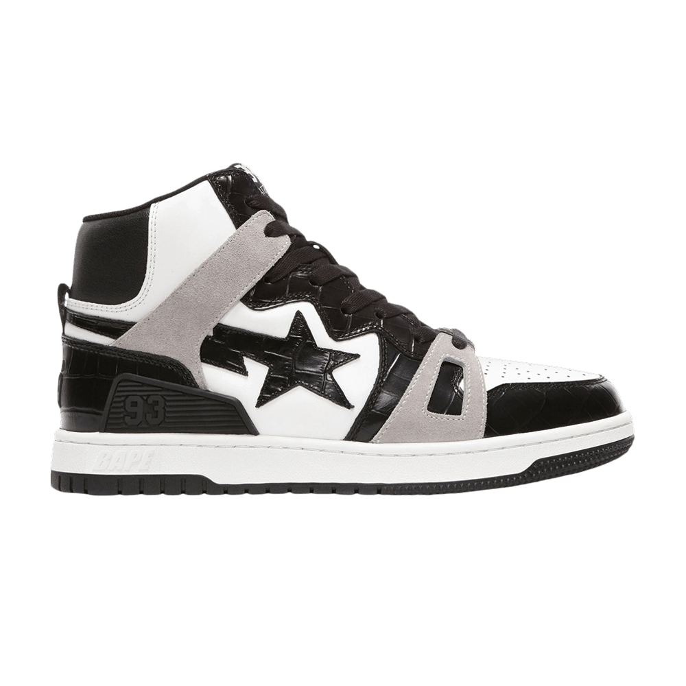 Кроссовки Bape Sta 93 HI 'Black Light Grey'
