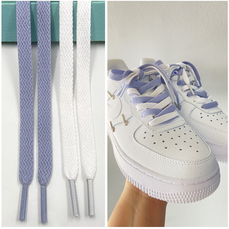 Шнурки Gorilla Guard Air Force 1 ’07 LX Lavender-White Laces
