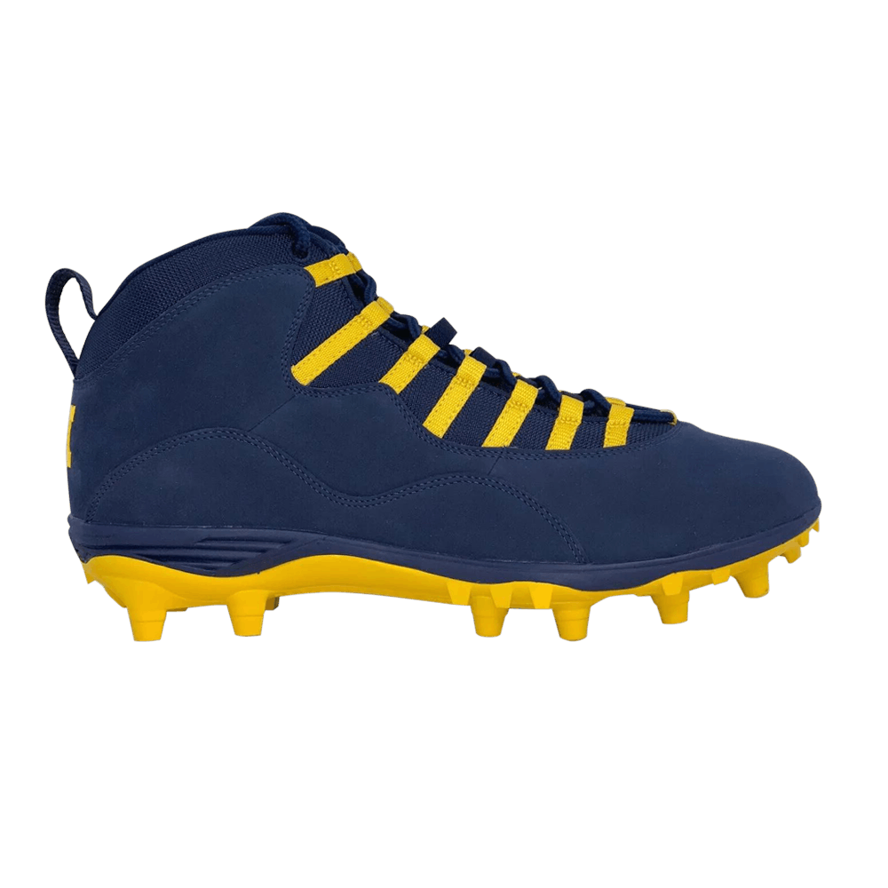 Кроссовки Air Jordan 10 Superbad 'Michigan Wolverines' PE