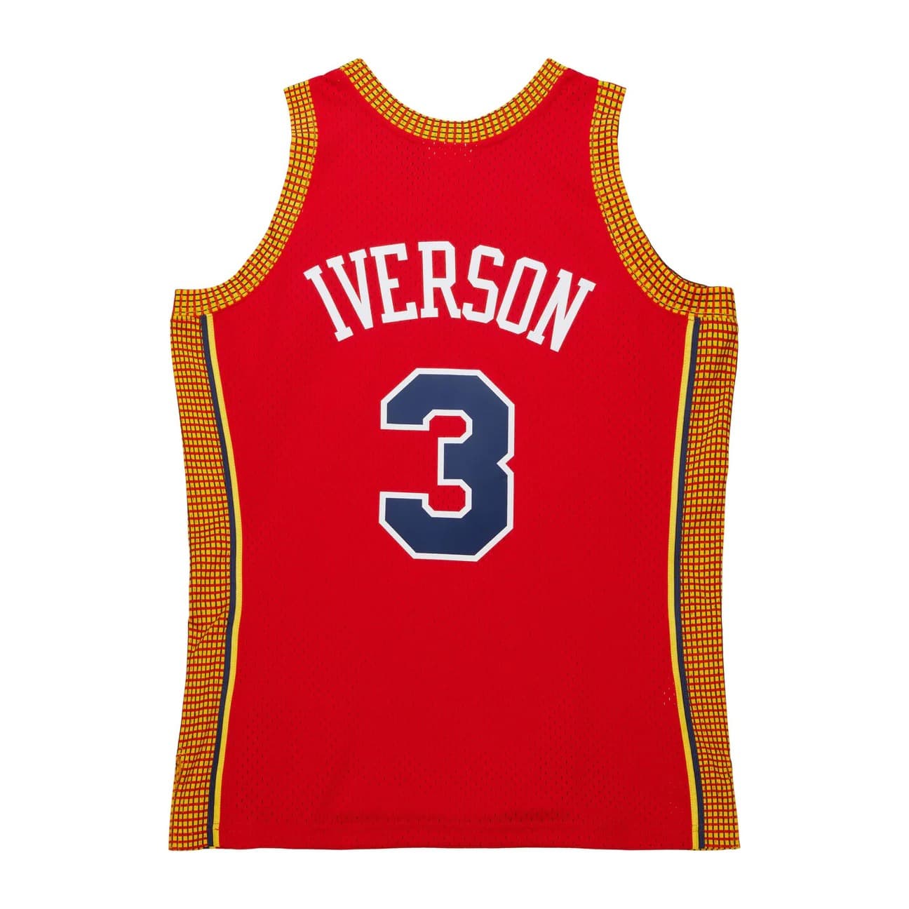 Баскетбольная джерси 2004-05 Syracuse Nationals Allen Iverson #3 Swingman Hardwood Classics Red Jersey