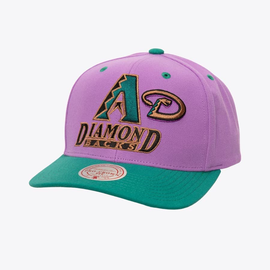 Бейсболка Mitchell & Ness Purple Arizona Diamondbacks Cooperstown Collection All In 2.0 Pro Crown Snapback Hat