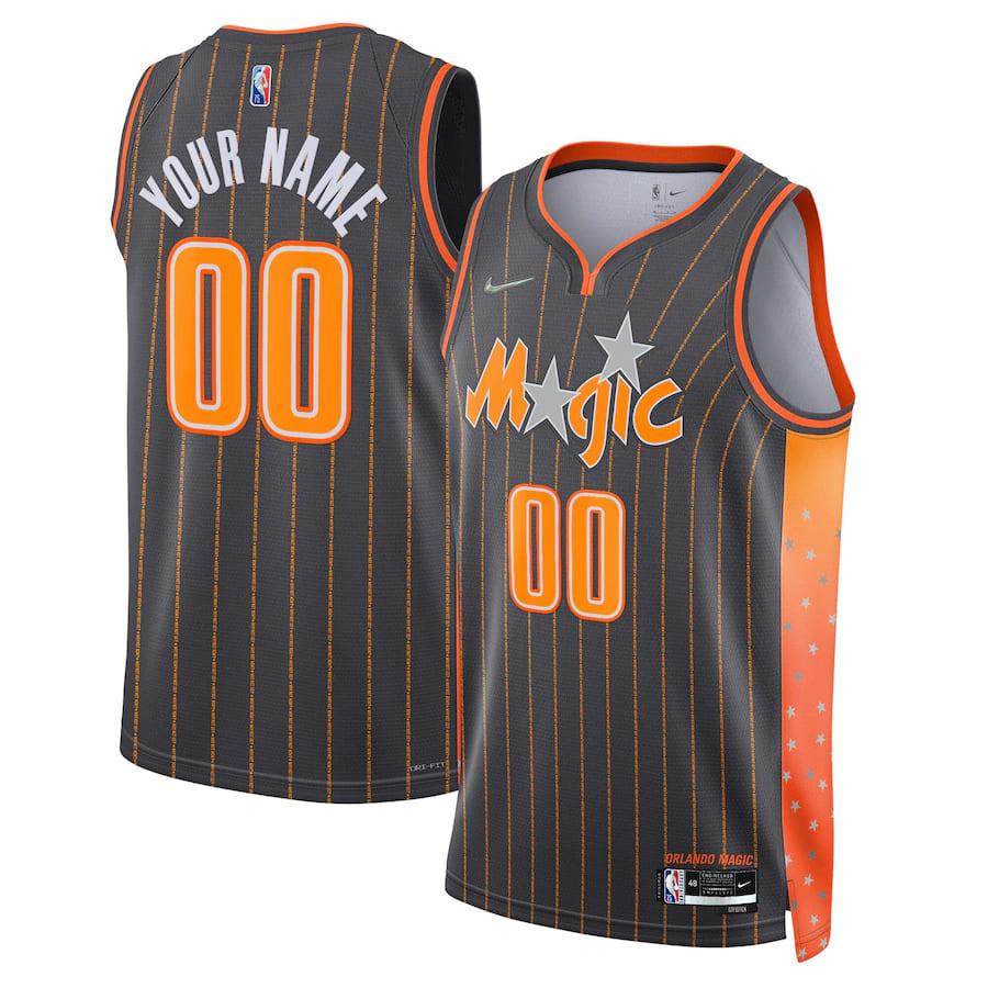 Баскетбольная джерси 2021-22 Orlando Magic Nike City Edition Swingman Jersey – Custom Orange
