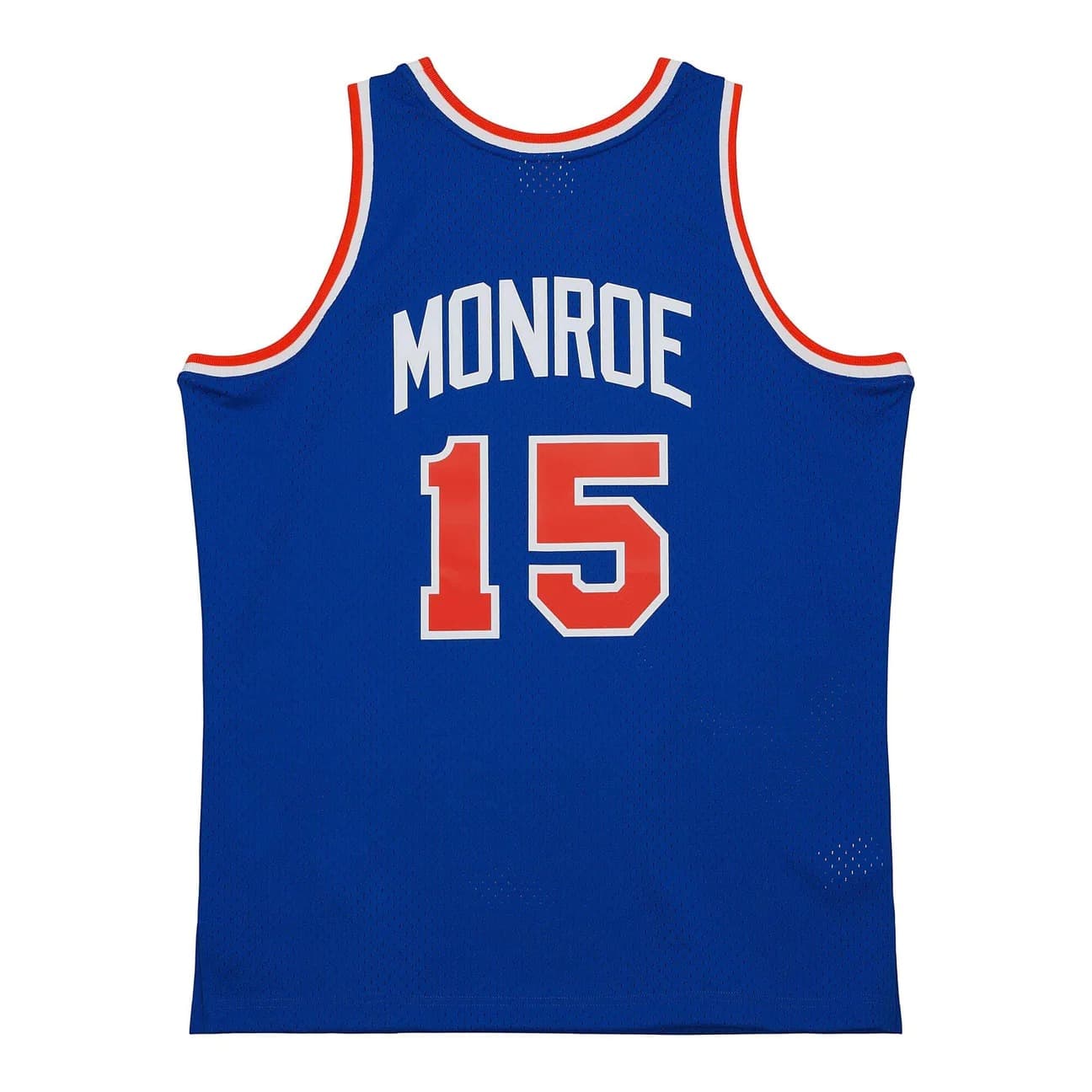 Баскетбольная джерси 1972-73 New York Knicks Earl Monroe #15 Swingman Hardwood Classics Blue Jersey
