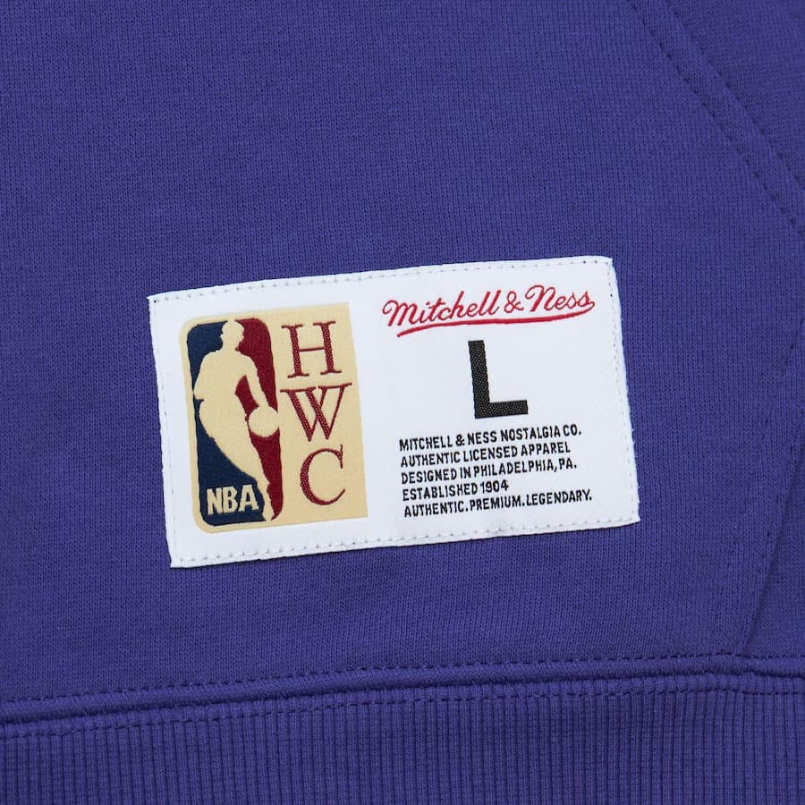 Худи Mitchell & Ness Purple Phoenix Suns Tonal Logo Heavyweight Fleece Pullover Hoodie