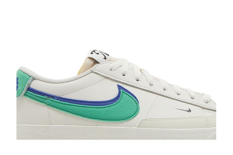 Кроссовки Nike Blazer Low '77 SE 'Double Swoosh - Phantom Green Royal'