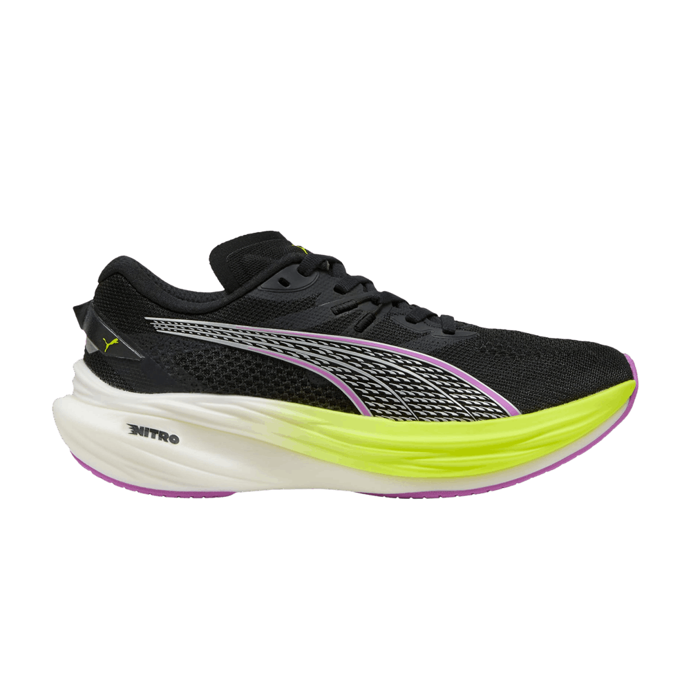 Кроссовки Puma Wmns Deviate Nitro 3 'Black Yellow Alert Magenta'
