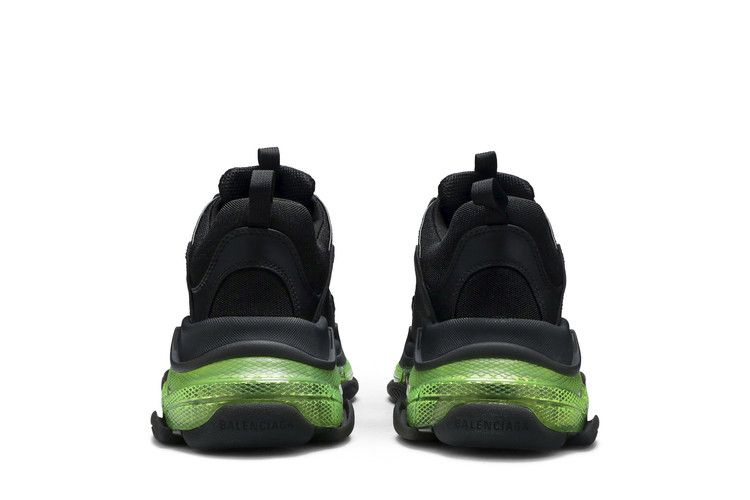 Кроссовки Balenciaga Triple S Sneaker 'Black Yellow Fluo'