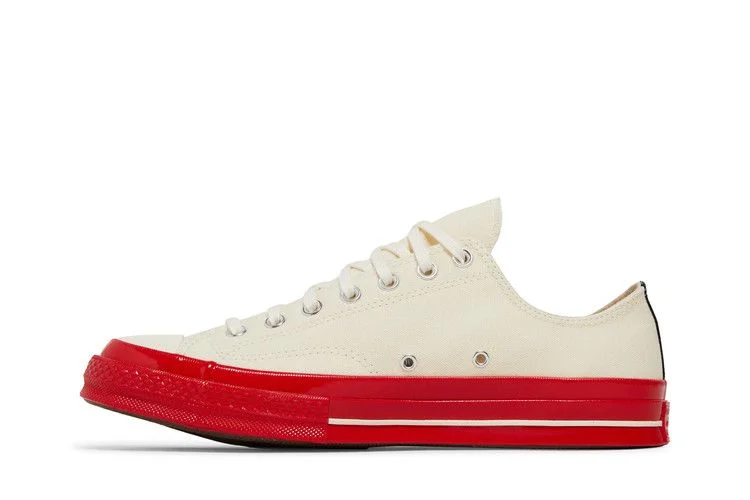 Кроссовки Comme des Garçons Play x Converse Chuck 70 Low 'Pristine Red'