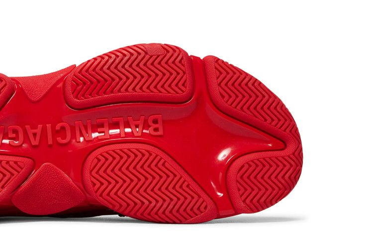 Кроссовки Balenciaga Triple S Sneaker 'Allover Logo - Tomato Red'