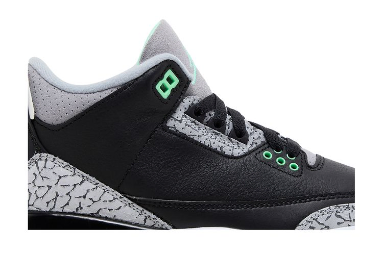 Кроссовки Air Jordan 3 Retro GS 'Green Glow'
