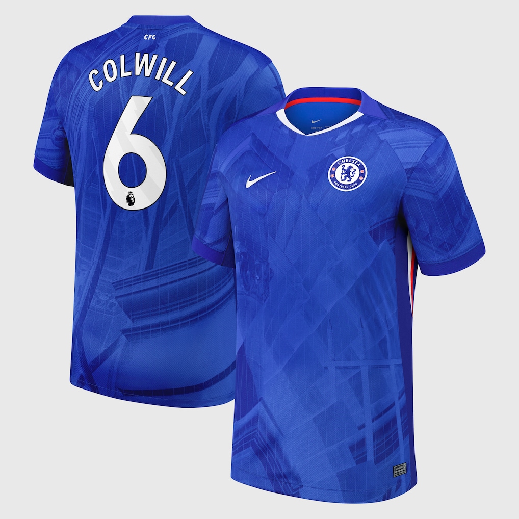 Футбольное джерси Chelsea Nike Home Stadium Shirt 2025-26 with Colwill 6