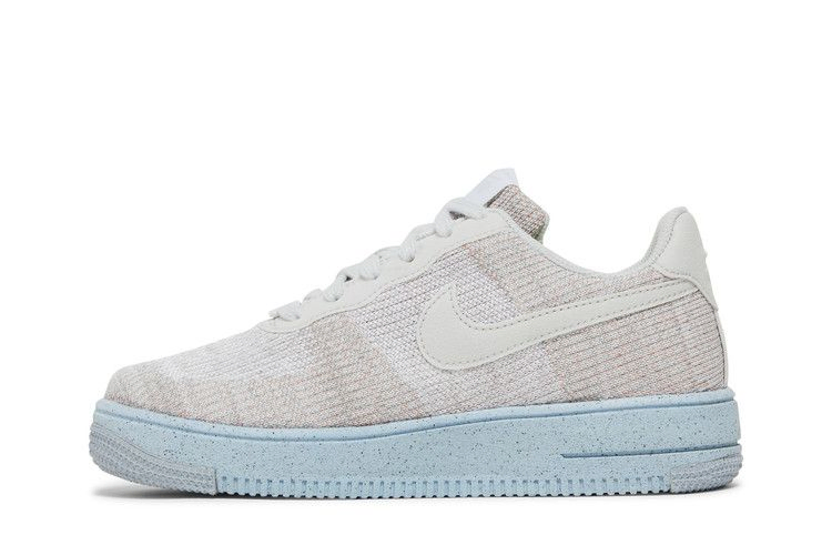 Кроссовки Nike Air Force 1 Crater Flyknit GS 'White Chambray Blue'