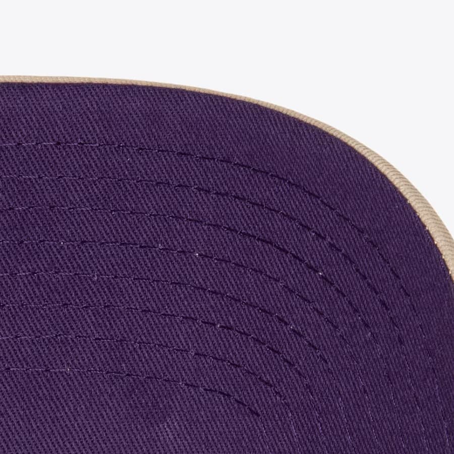 Бейсболка Mitchell & Ness Cream Los Angeles Lakers Hardwood Classics Sswagger Adjustable Hat