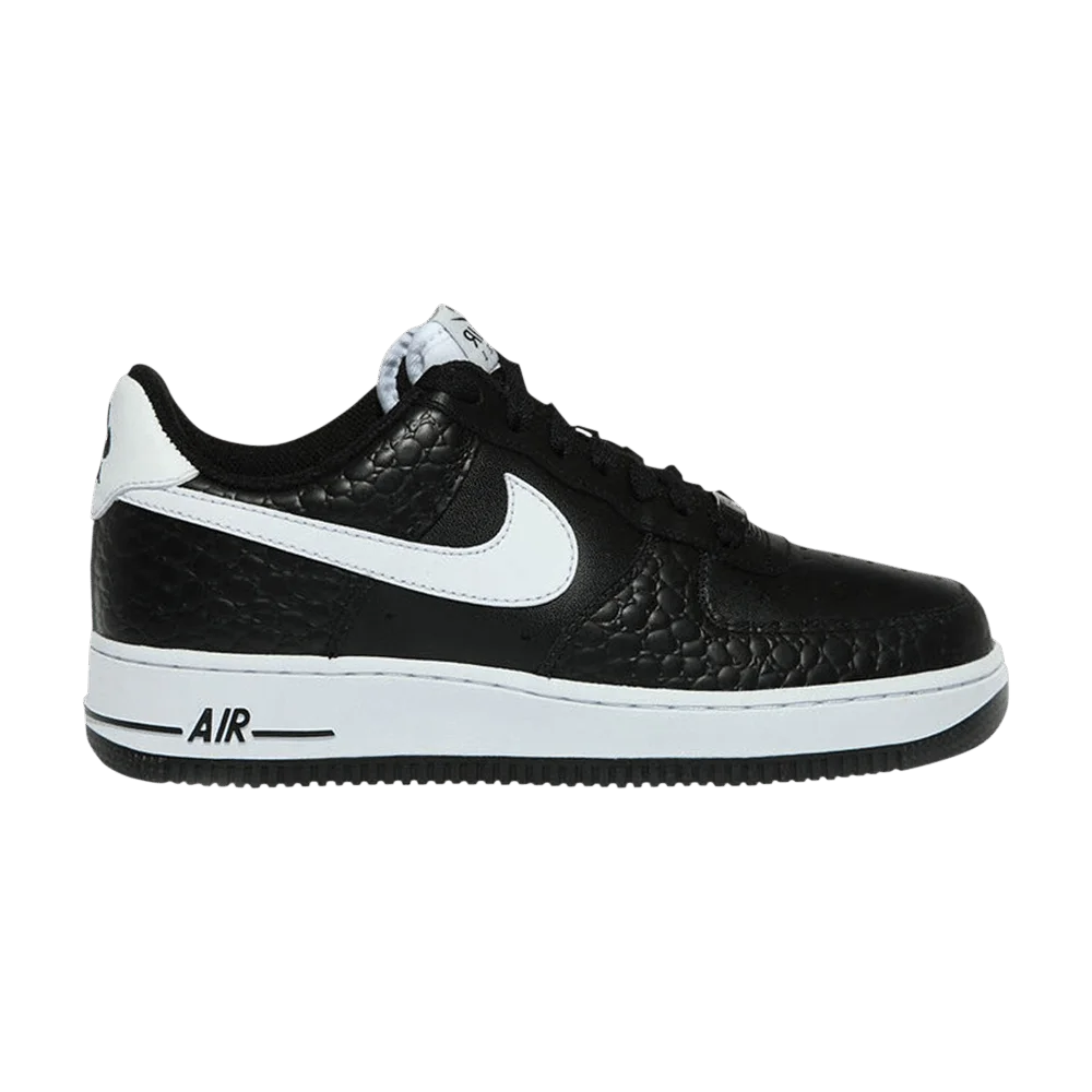 Krossovki-Nike-Air-Force-1-07-Crocodile-Skin-Black-White