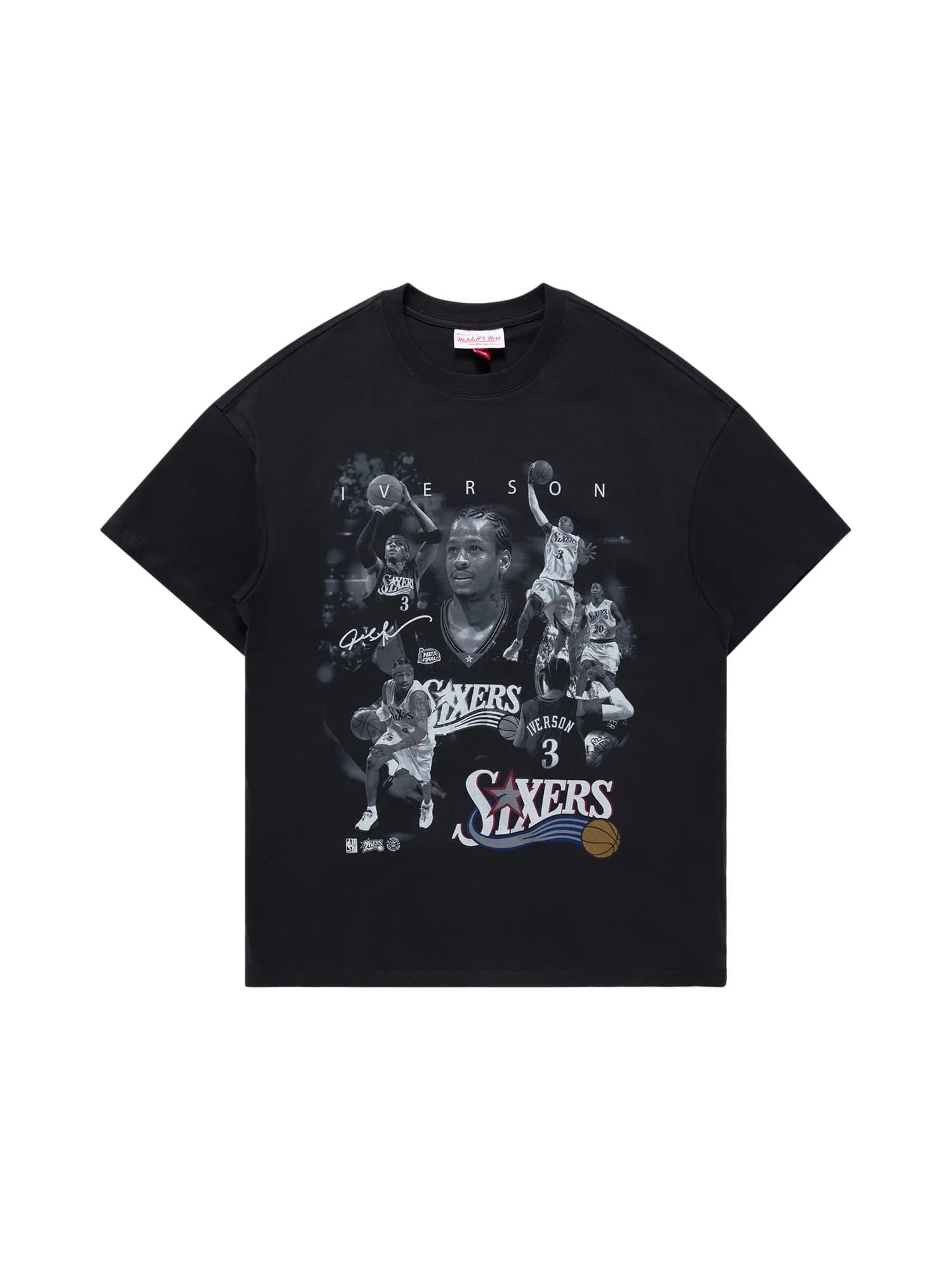 Футболка Mitchell & Ness Allen Iverson Philadelphia 76ers Player Photo T-Shirt