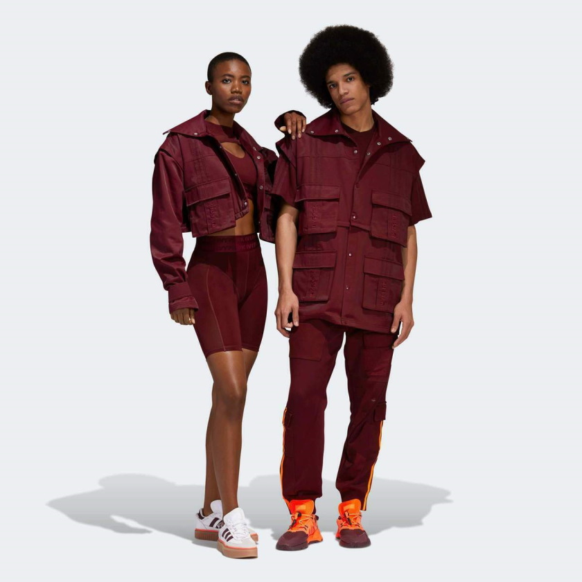Куртка adidas Ivy Park Convertible Track Jacket Maroon