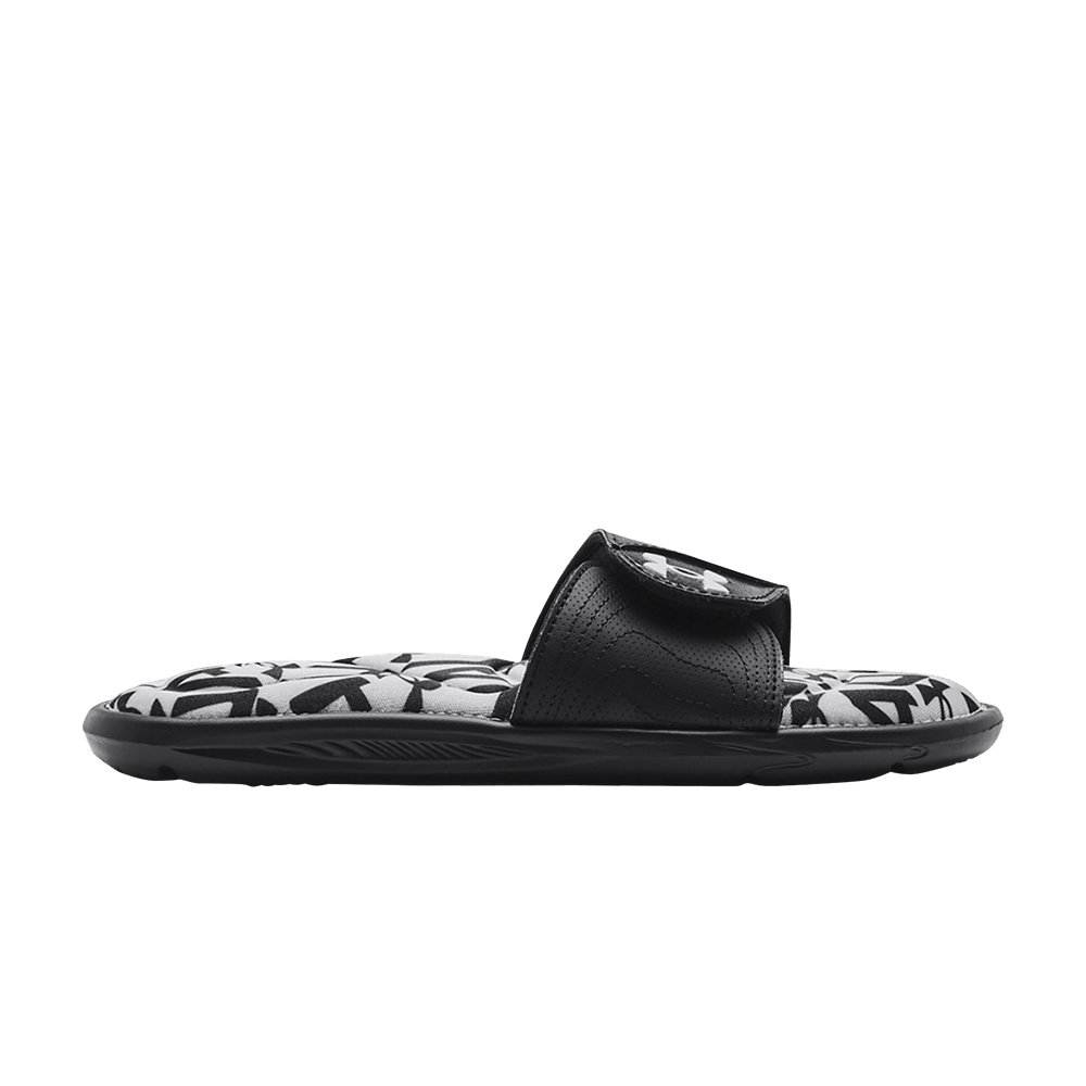 Under Armour Wmns Ignite 6 Graphic Footbed Slide 'Halo Grey Black'