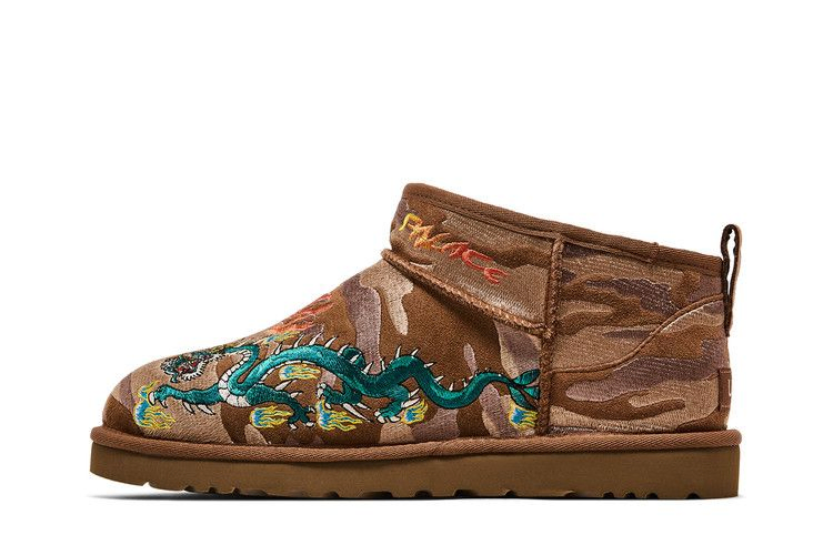 Palace x UGG Classic Ultra Mini Boot 'Chestnut Camo'
