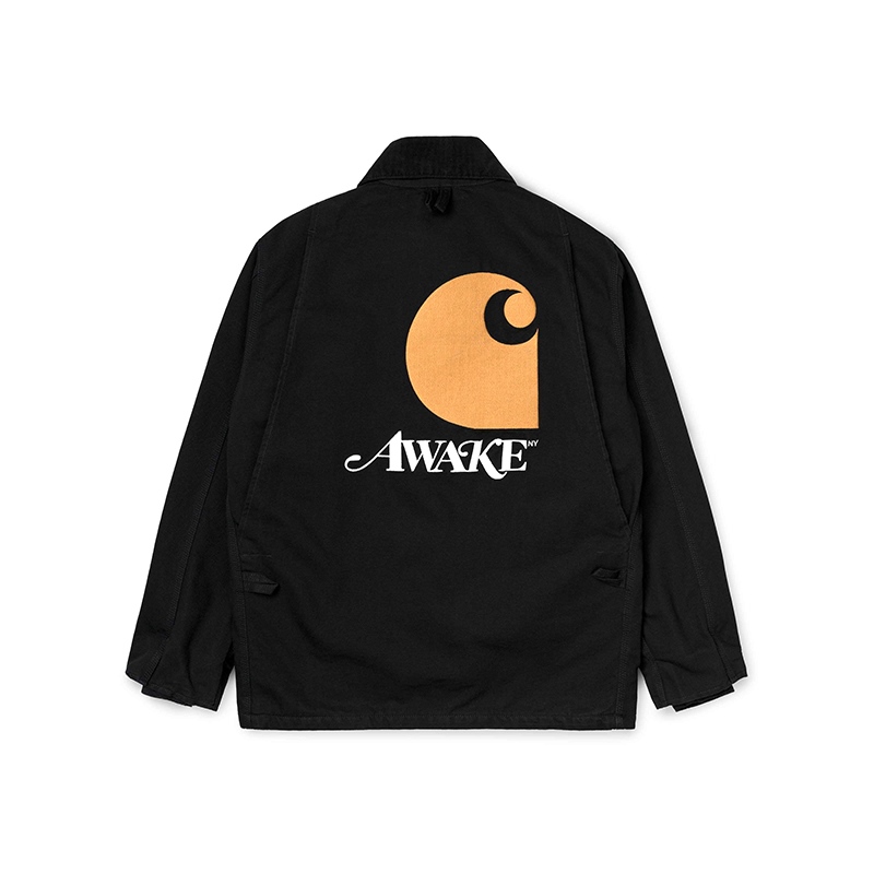 Куртка Awake x Carhartt WIP Michigan Chore Coat Black