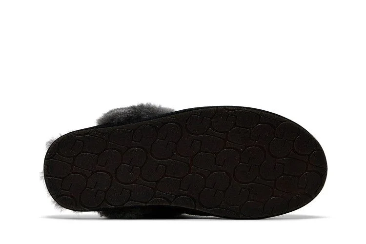 UGG Wmns Scuffette II 'Black Grey'