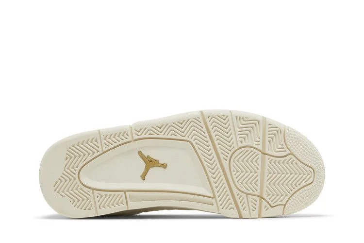 Кроссовки Wmns Air Jordan 4 Retro 'Metallic Gold'