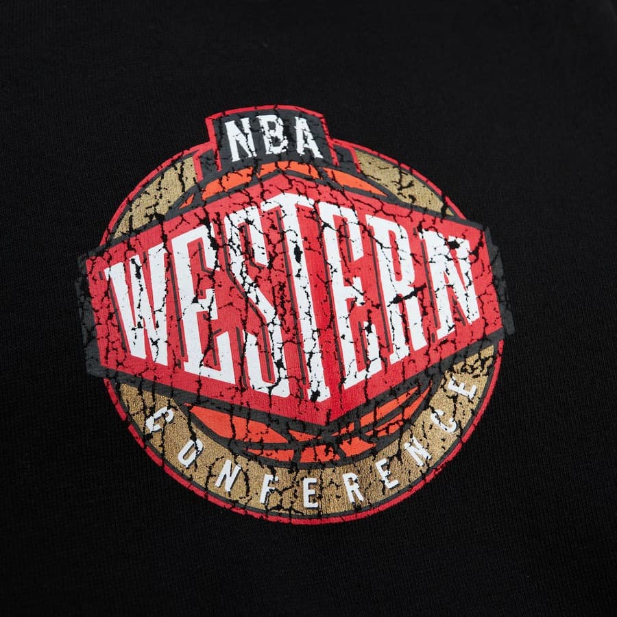 Худи Mitchell & Ness Black Los Angeles Lakers Team OG Fleece Pullover Hoodie