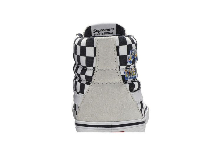 Кроссовки Vans Supreme x Sk8 Hi 'Fuck The World - White'
