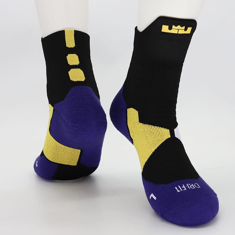 Спортивные носки Daiong James Black-Yellow Socks