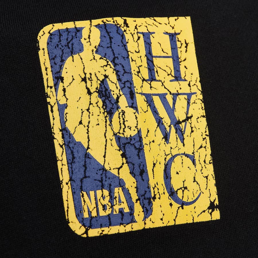 Худи Mitchell & Ness Black Golden State Warriors Team OG Fleece Pullover Hoodie