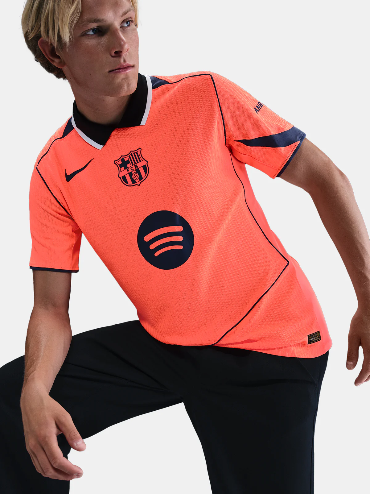 Футбольное джерси FC Barcelona 25/26 UCL third jersey T90 R. ARAUJO Player's Edition