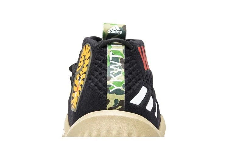 Кроссовки A Bathing Ape x adidas Dame 4 'Green Camo'