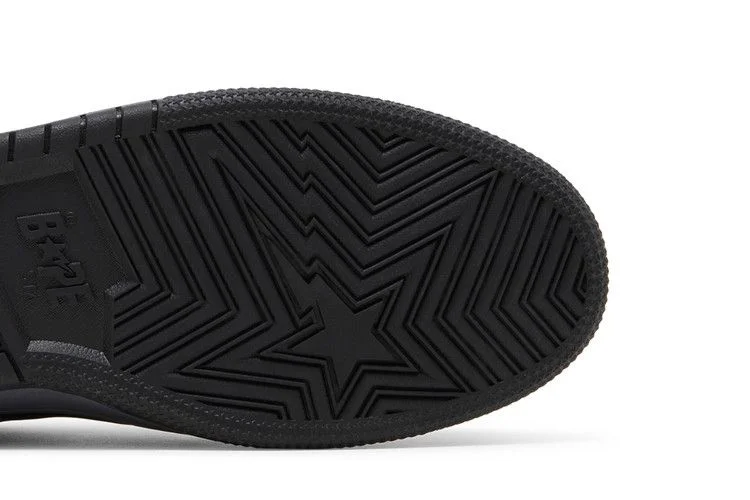 Krossovki-BAPE-Sk8-Sta-Black-Red-4