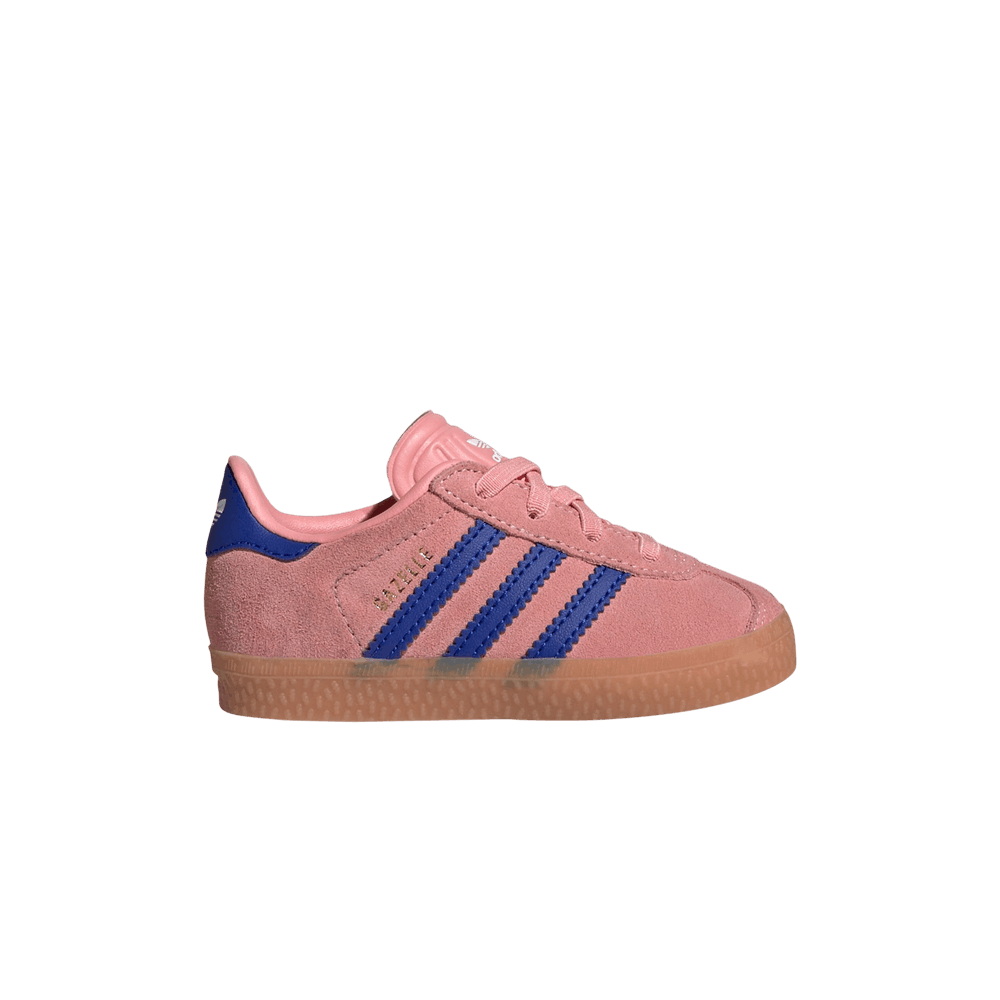 Кроссовки Adidas Gazelle Comfort Closure EL I 'Semi Pink Spark Lucid Blue'