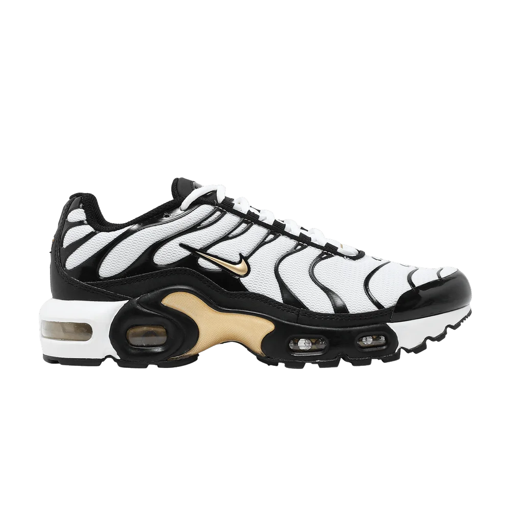 Krossovki-Nike-Air-Max-Plus-GS-White-Metallic-Gold