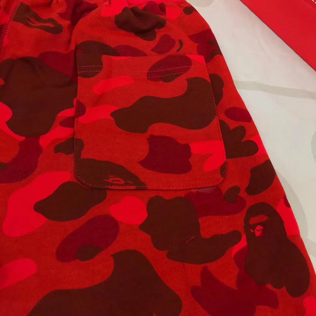 BAPE-Color-Camo-Shark-Sweatshorts-Red-11