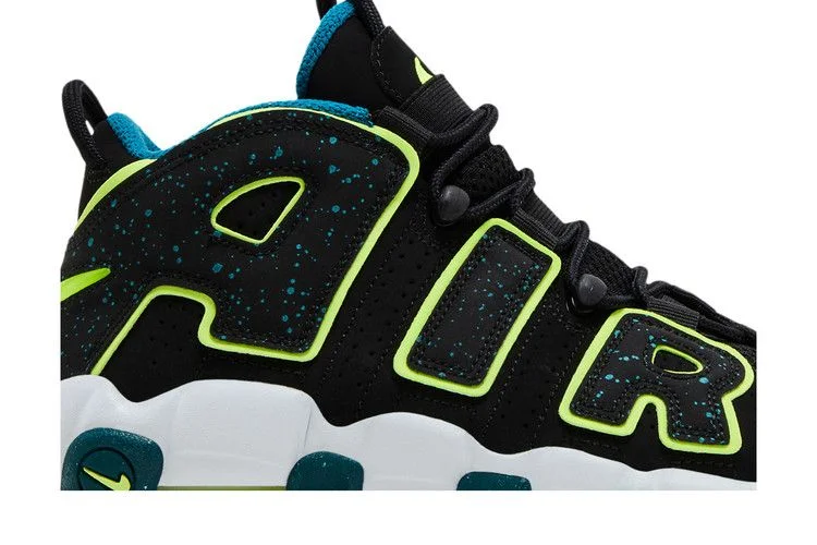 Кроссовки Nike Air More Uptempo GS 'Black Geode Teal'