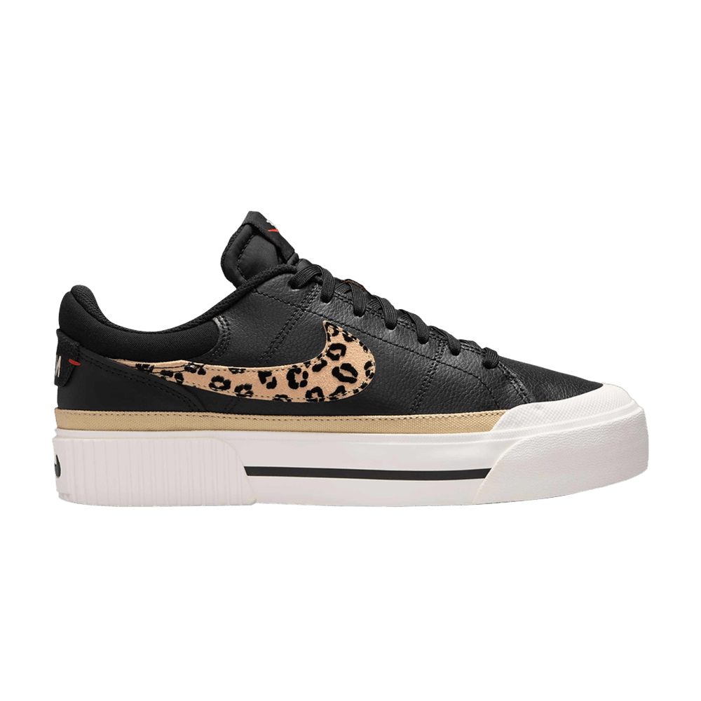 Кроссовки Nike Wmns Court Legacy Lift 'Leopard Print Swoosh'
