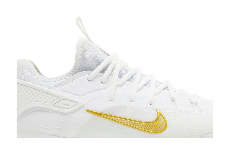Кроссовки Nike Huarache 9 Elite Low LAX 'White Metallic Vivid Gold'