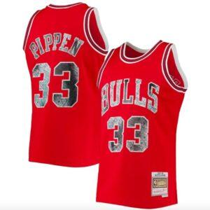 1996-97-Chicago-Bulls-33-Scottie-Pippen-Mitchell-Ness-75th-Anniversary-Diamond-Red-Jersey-1-300x300