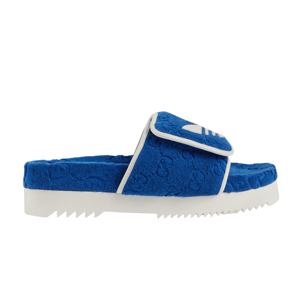 Сандалии Adidas x Gucci GG Platform Sandal 'Blue Cotton Sponge'