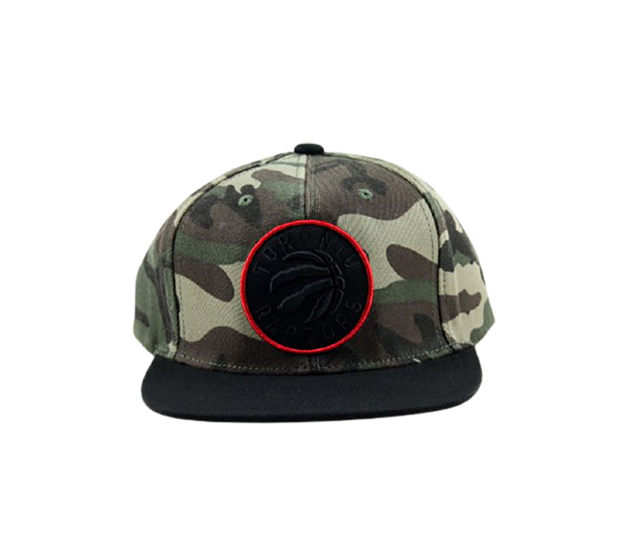 Бейсболка Camo Dripz Snapback Toronto Raptors