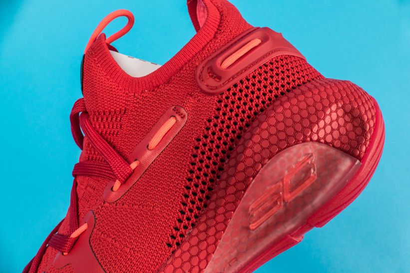 Кроссовки Under Armour Curry 6 Red Heart of the Town