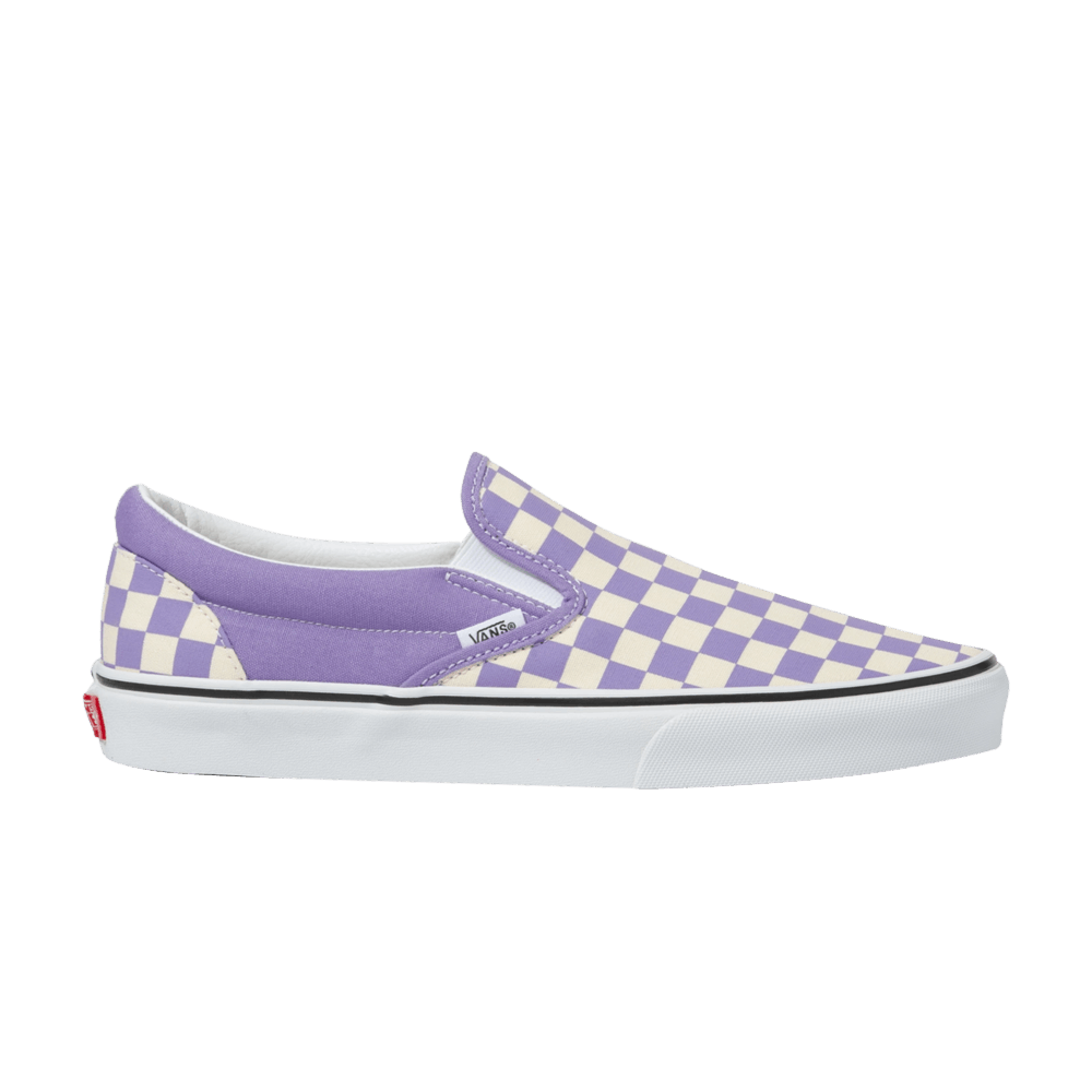 Кроссовки Vans Classic Slip-On 'Checkerboard - Chalk Violet'