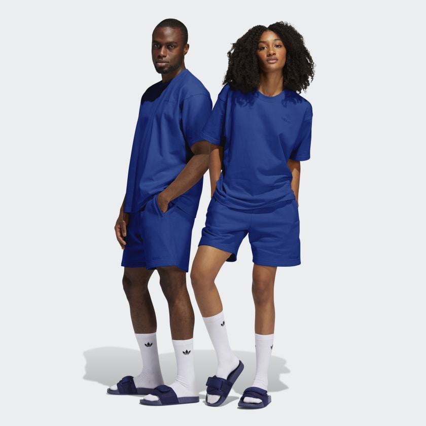 Спортивные шорты adidas Pharrell Williams Basics Sweat Shorts Power Blue
