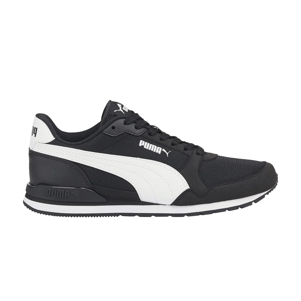 Krossovki-Puma-ST-Runner-v3-Mesh-Big-Kid-Black-White