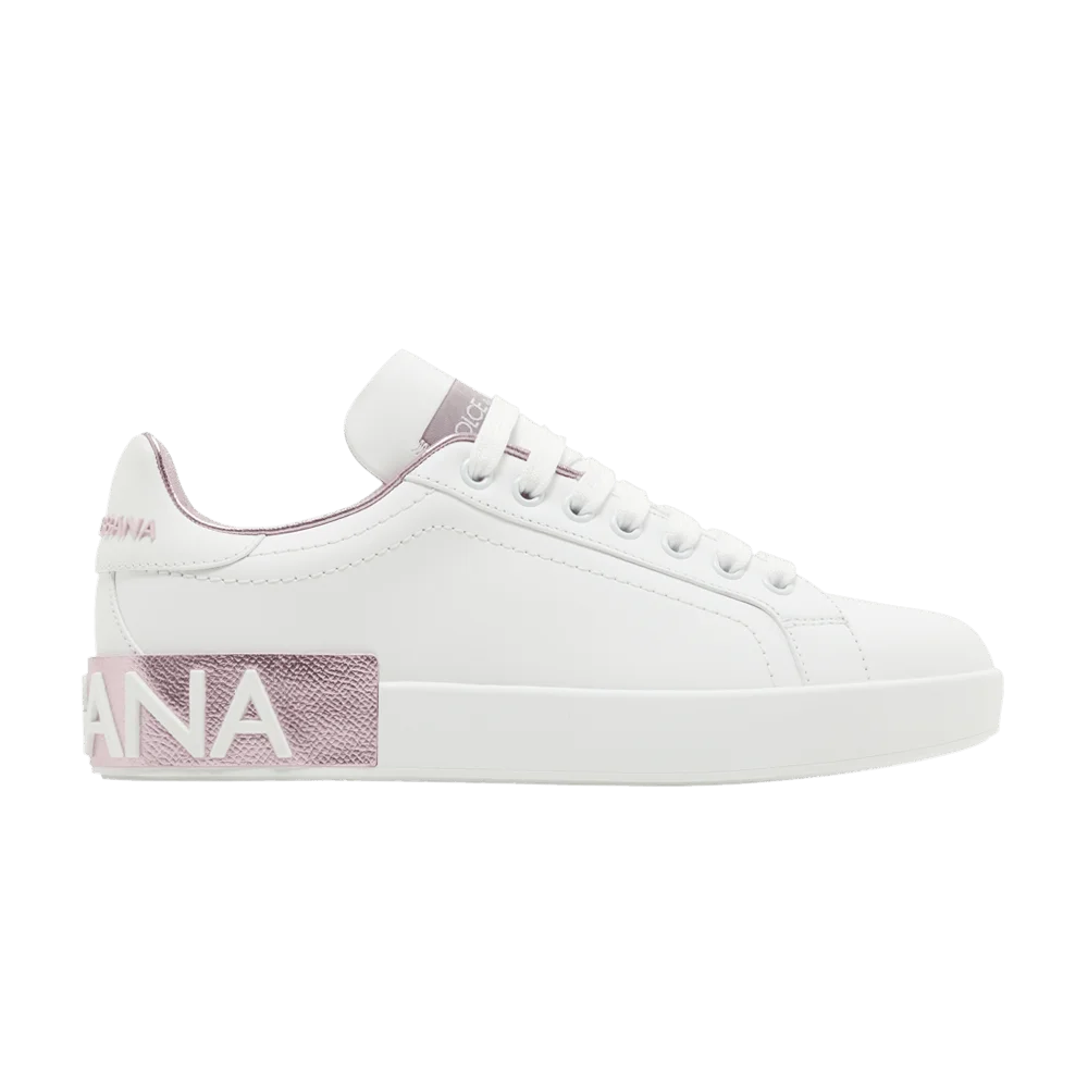 Krossovki-Dolce-Gabbana-Wmns-Portofino-White-Pink