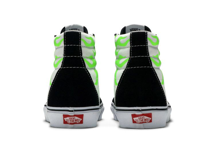 Кроссовки Vans Sk8-Hi 'Flame Black White'